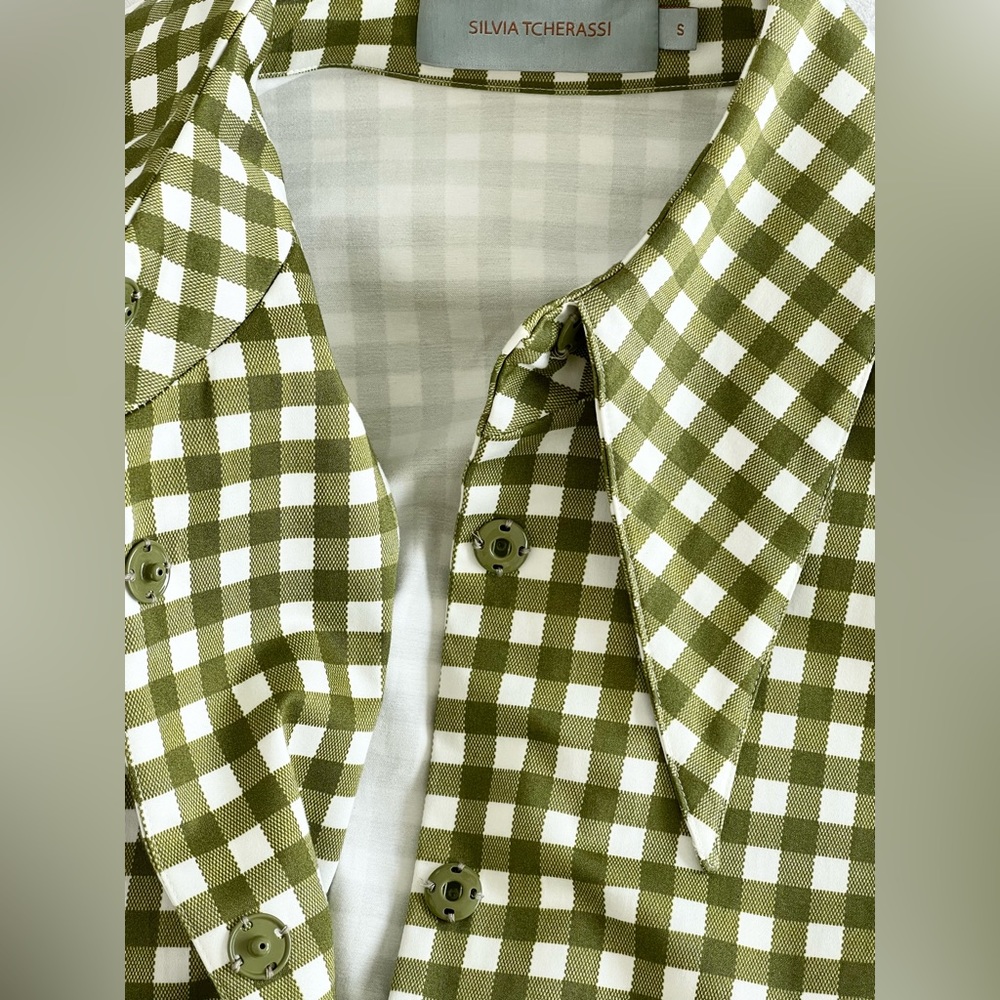 Silvia Tcherassi Gingham-Patterned Gabrielle Cott… - image 4